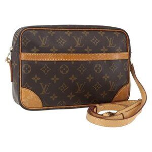 Authentic LOUIS VUITTON Monogram Trocadero 27 Shoulder Bag M51274 LV